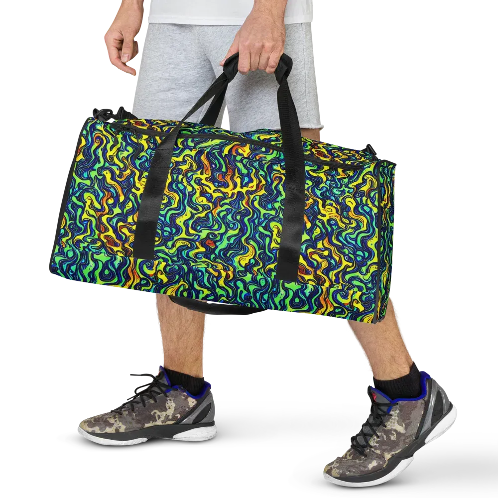 Electric Eel on Duffle Bag — Front