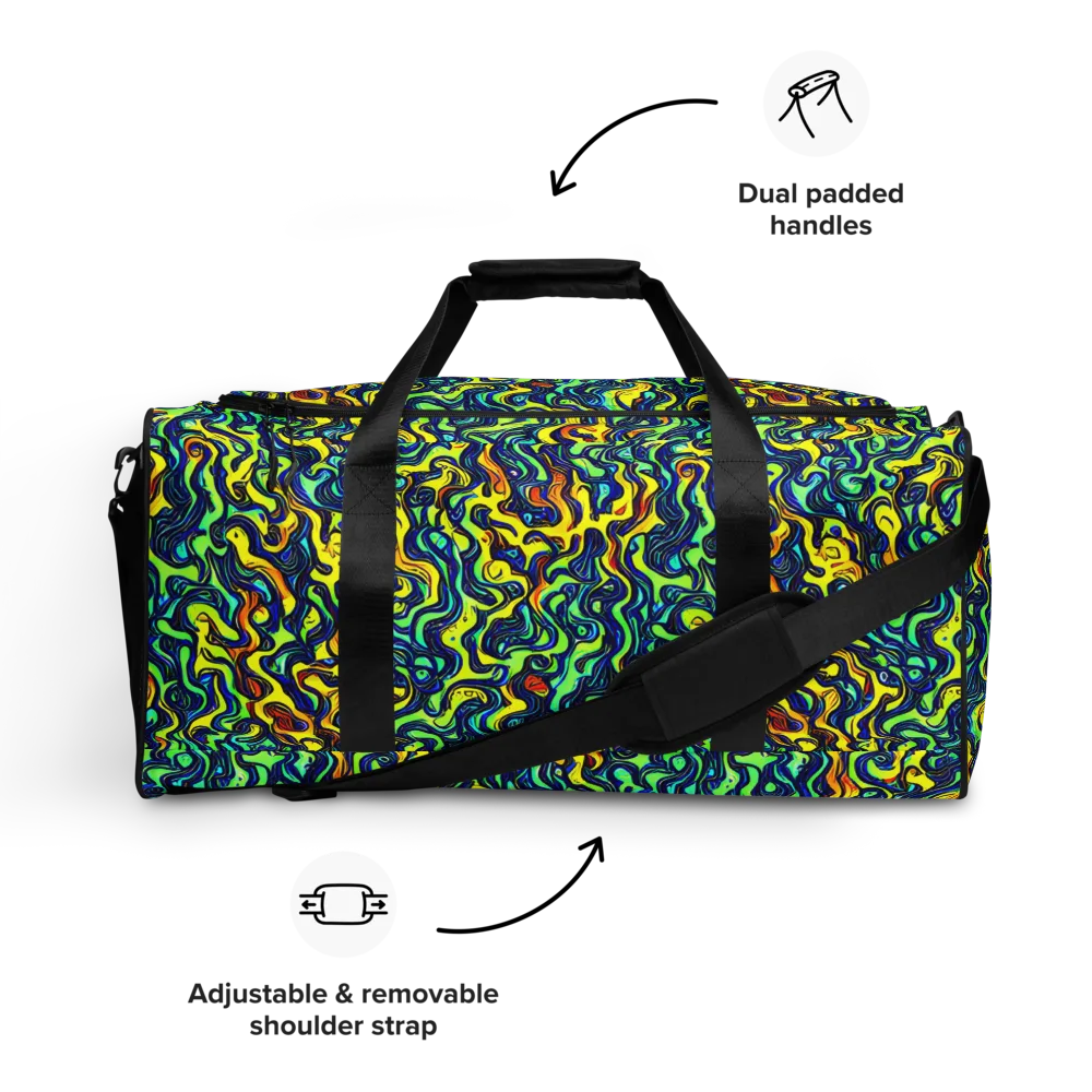 Electric Eel on Duffle Bag — Front