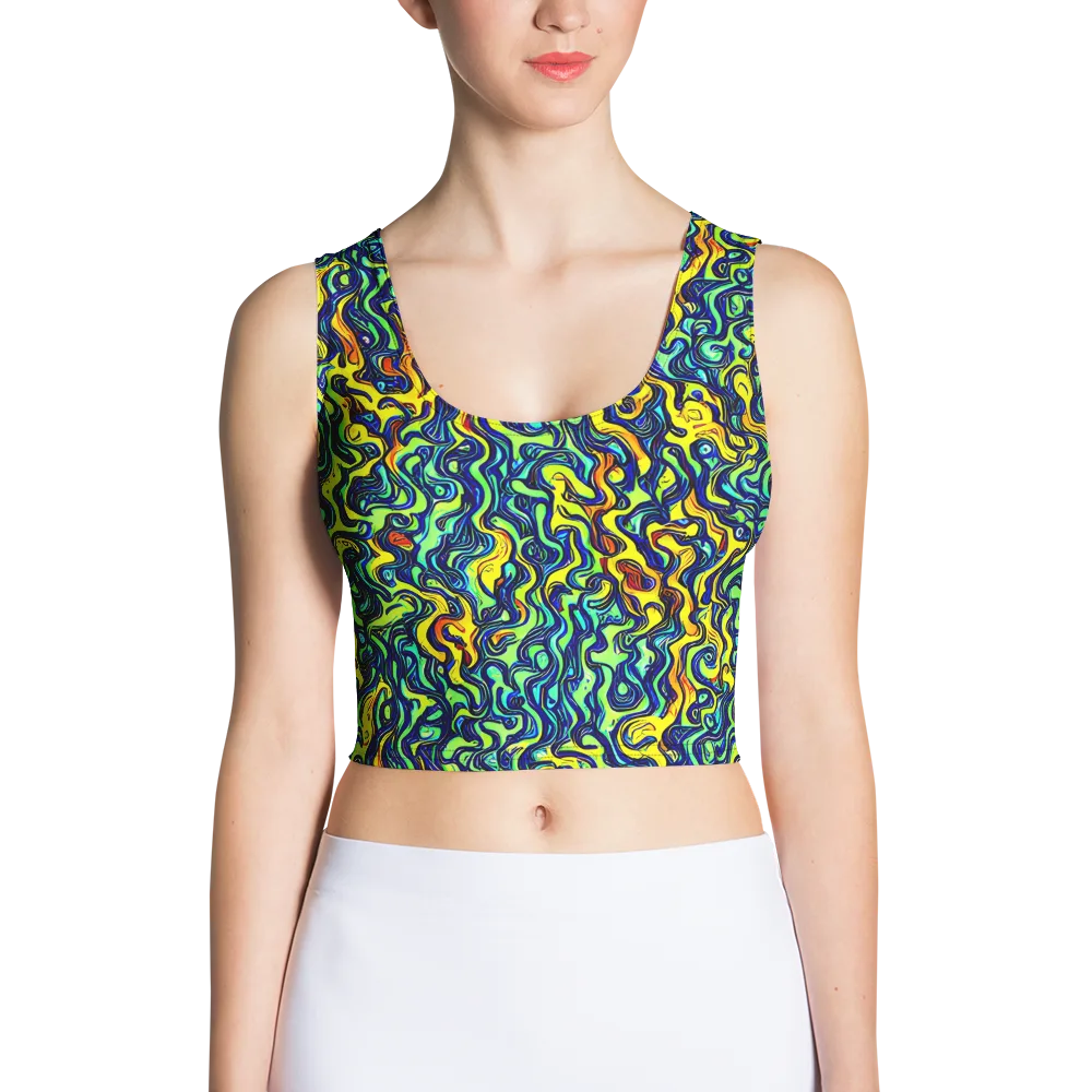 Electric Eel on Crop Top — Front