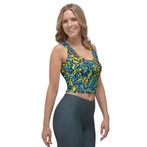 Electric Eel on a Crop Top