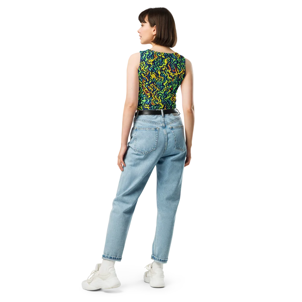 Electric Eel on Crop Top — Back
