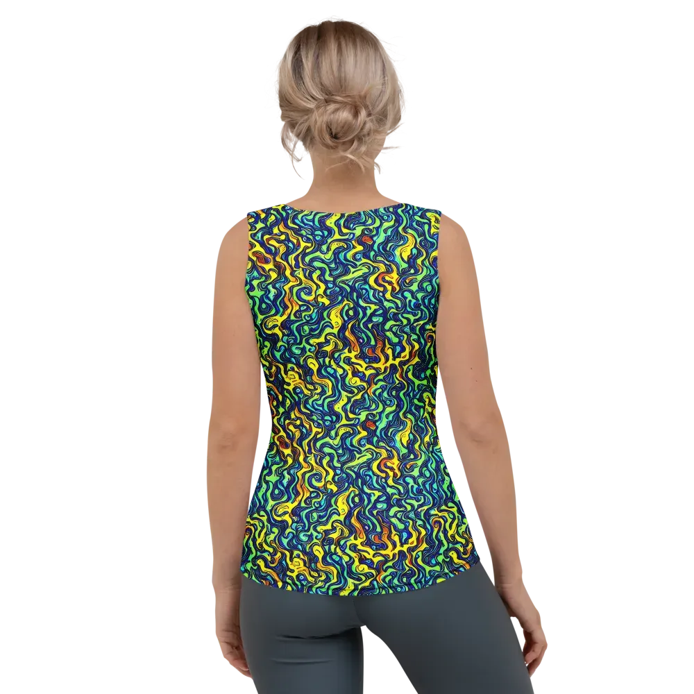 Electric Eel on Women's Tank Top — Back