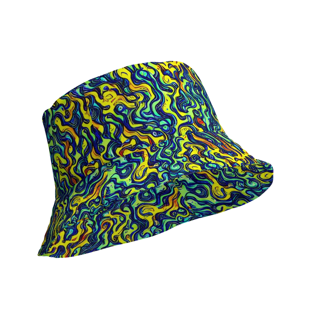 Electric Eel on Reversible Bucket Hat — Product details Outside