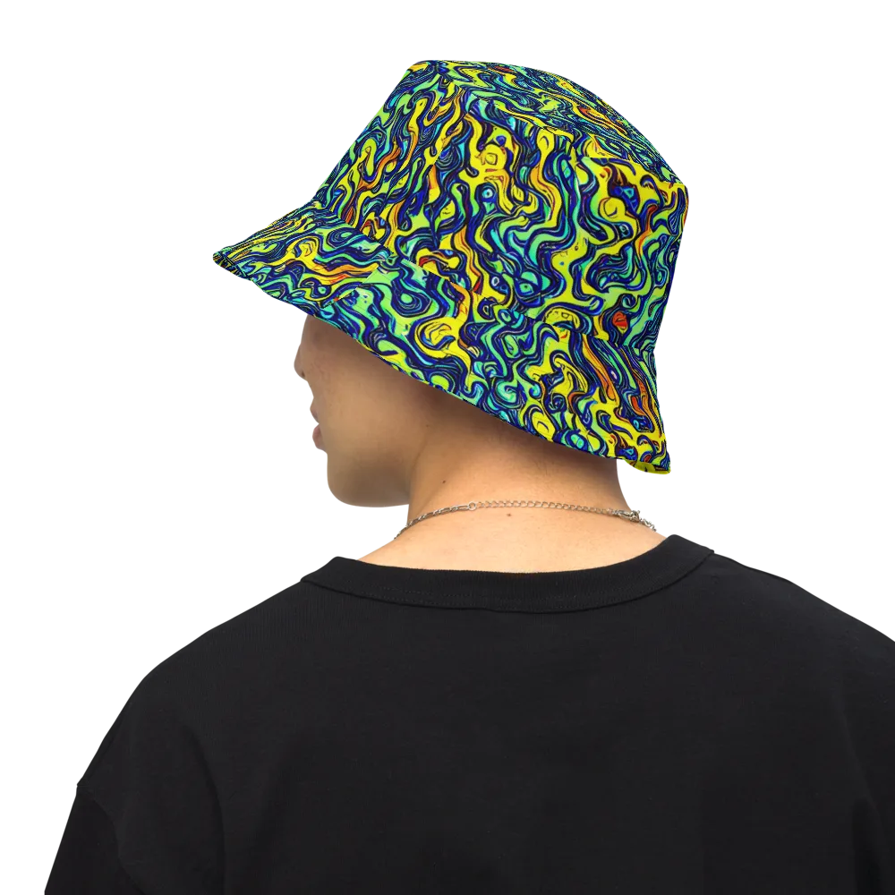 Electric Eel on Reversible Bucket Hat — Back Inside