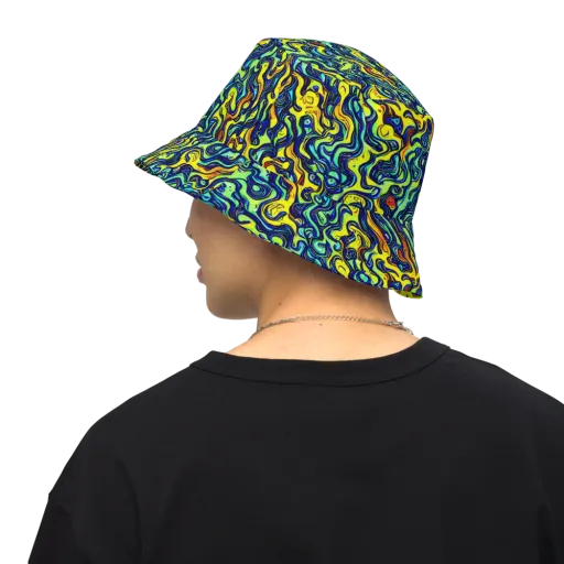 Electric Eel on a Reversible Bucket Hat
