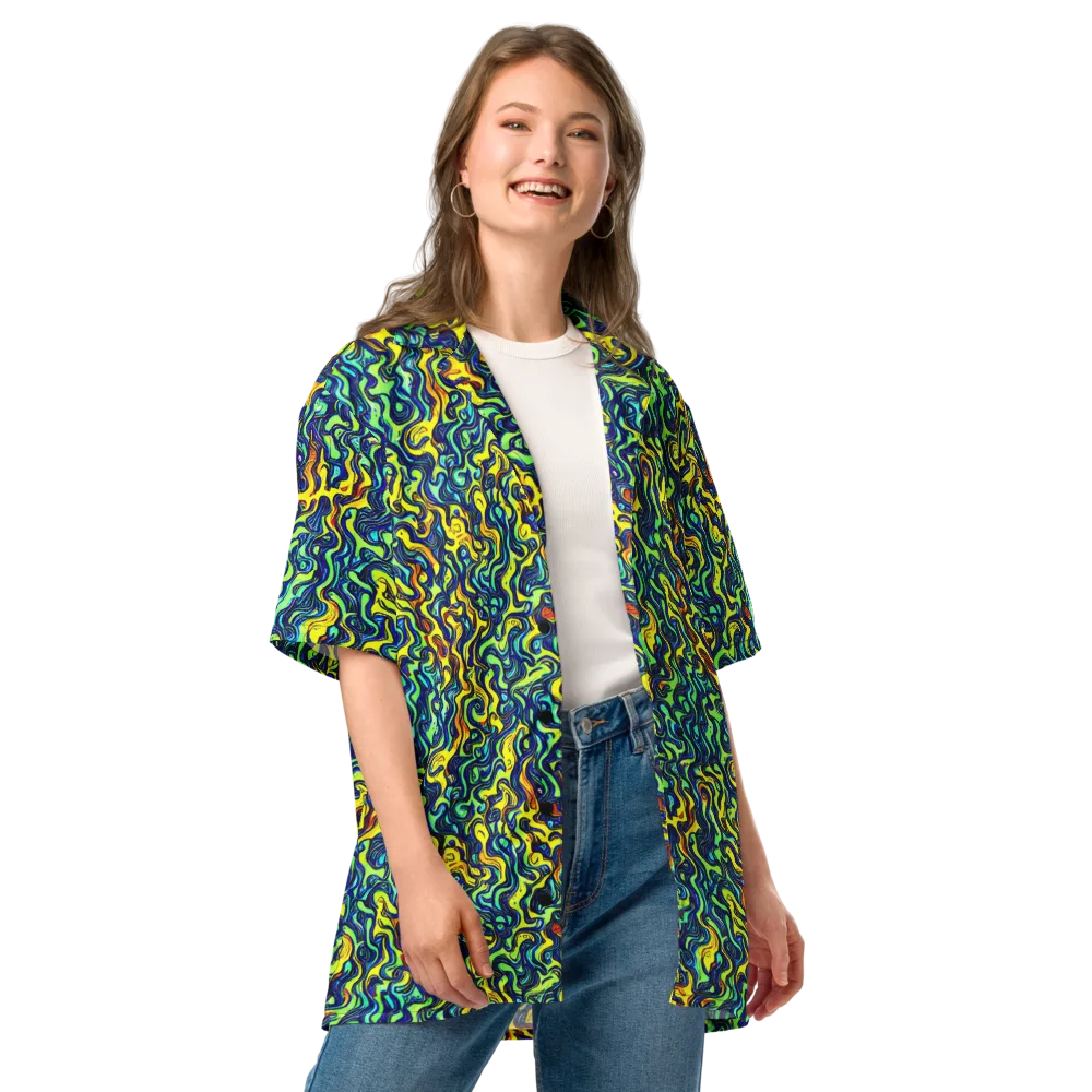 Electric Eel on Button Shirt — Front