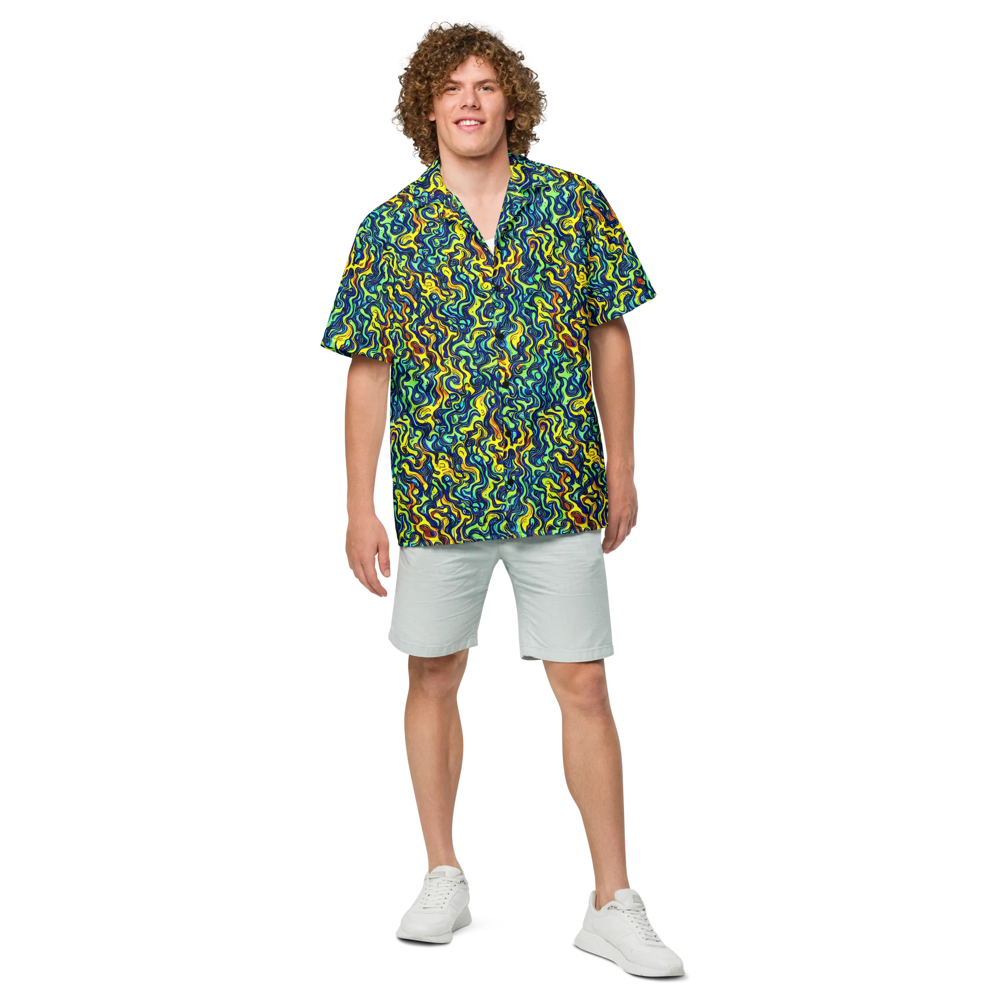 Electric Eel on Button Shirt — Front