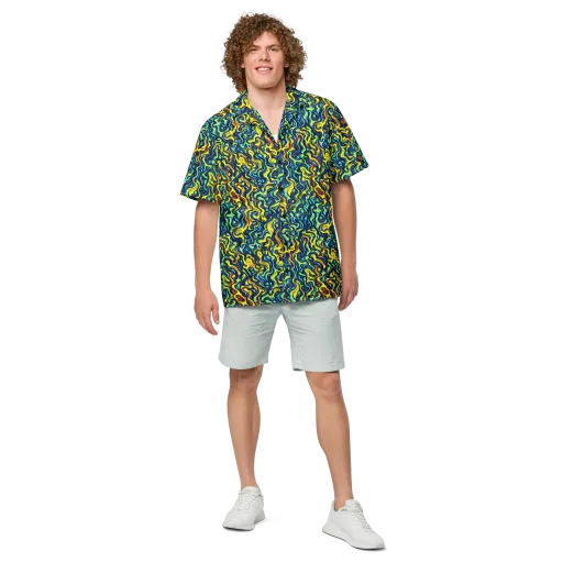 Electric Eel on a Button Shirt