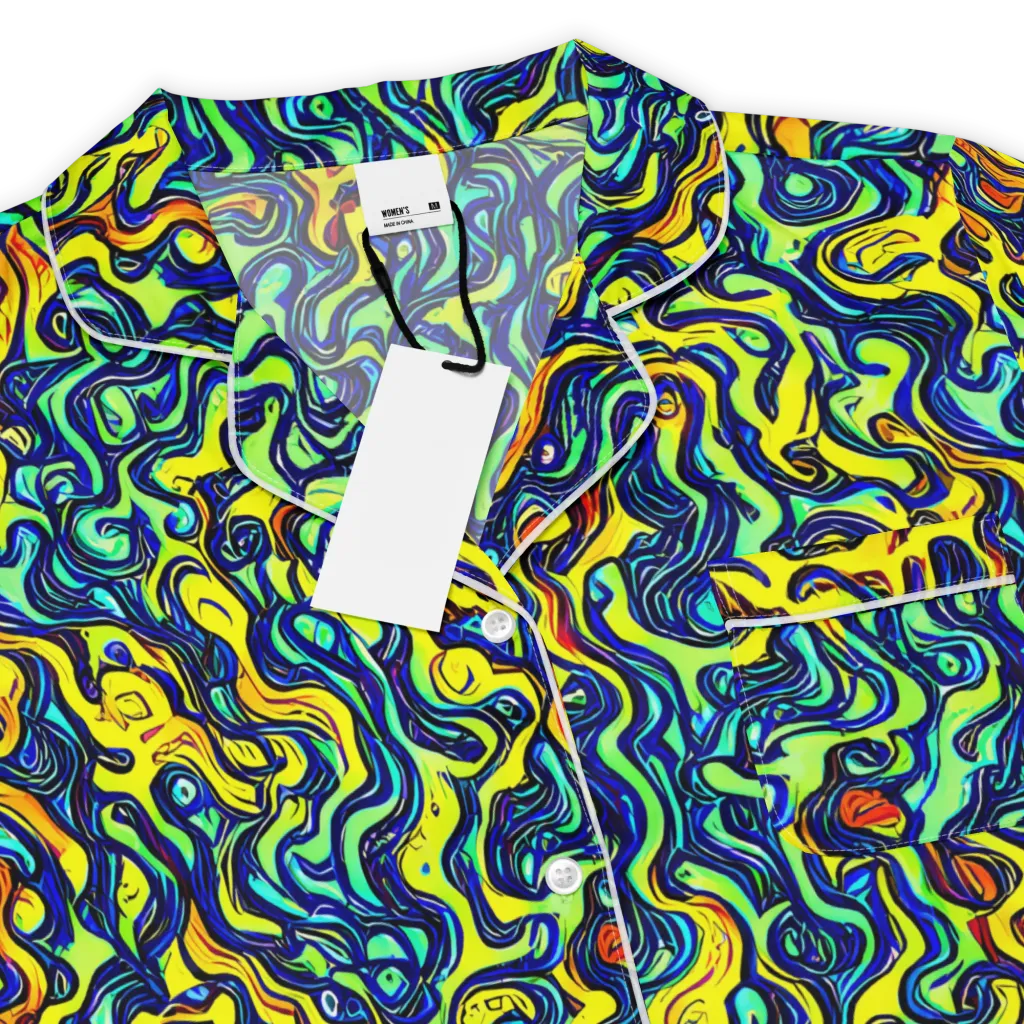 Electric Eel on Women's Short Sleeve Pajama Top — Product details