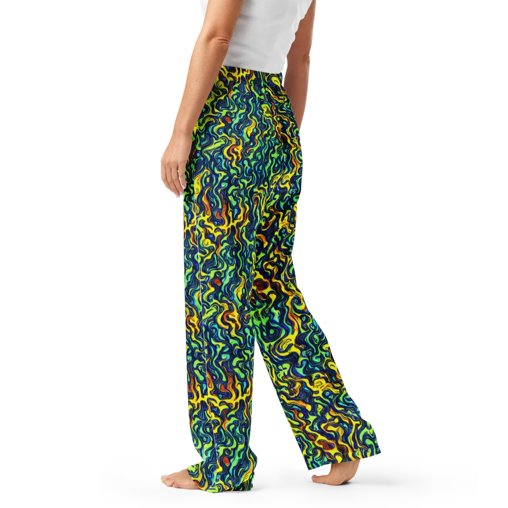 Electric Eel on Women's Pajama Pants — Left