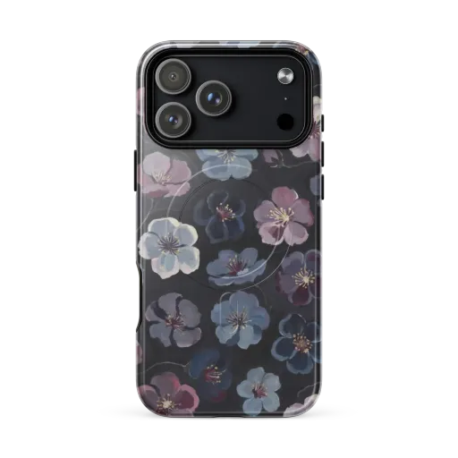 Dusky Florals on a MagSafe Tough Case for iPhone®