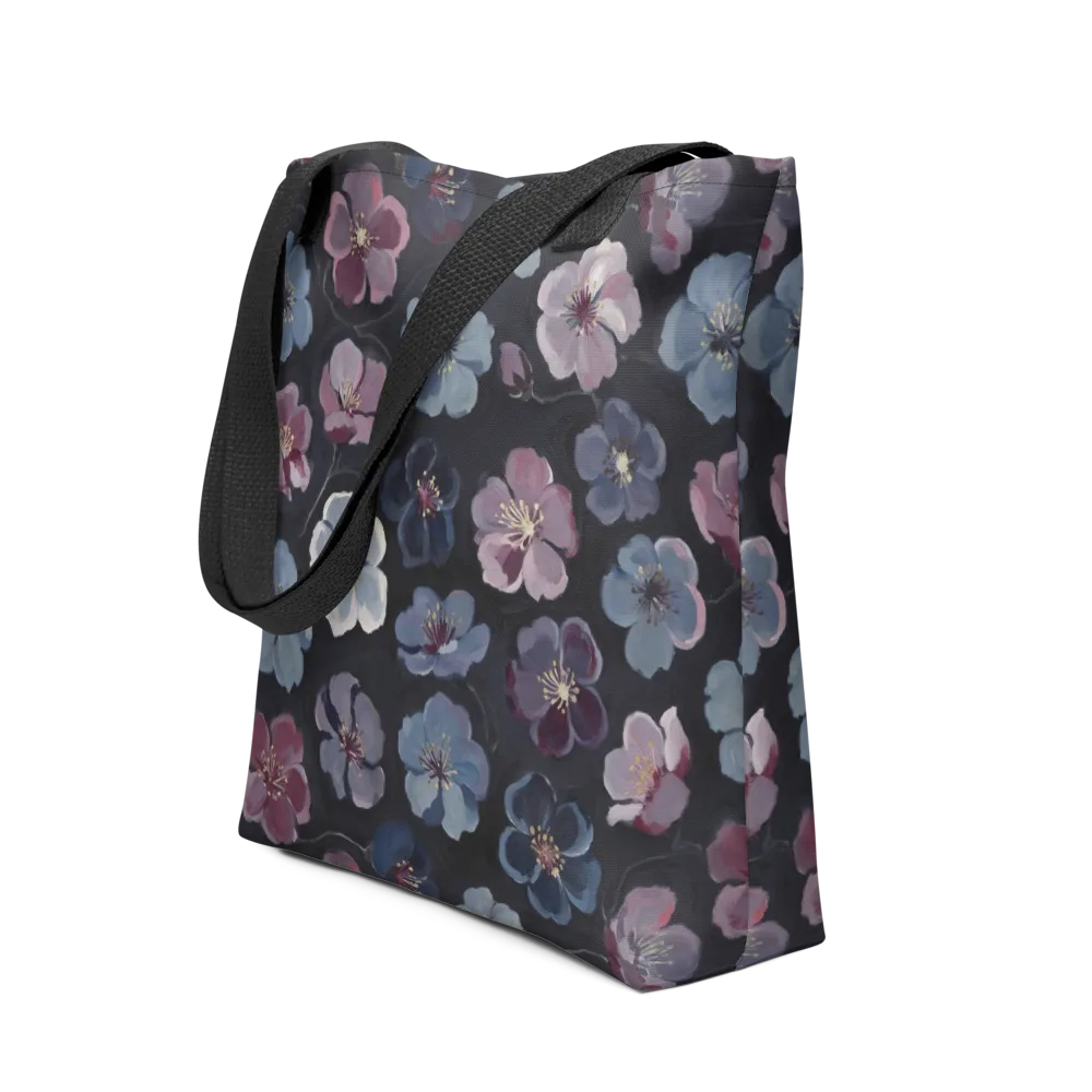 Dusky Florals on Tote Bag — Front