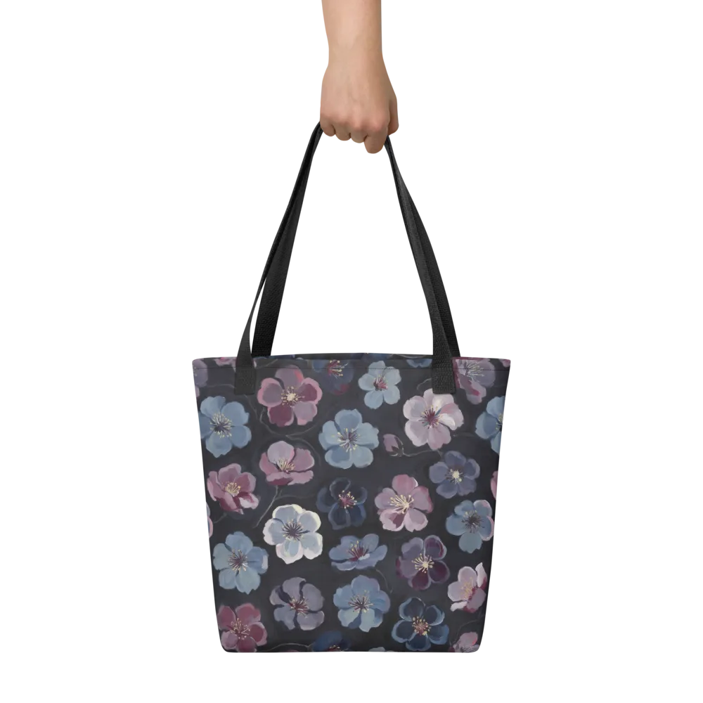 Dusky Florals on Tote Bag — Front