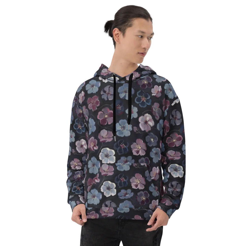 Dusky Florals on Hoodie — Front