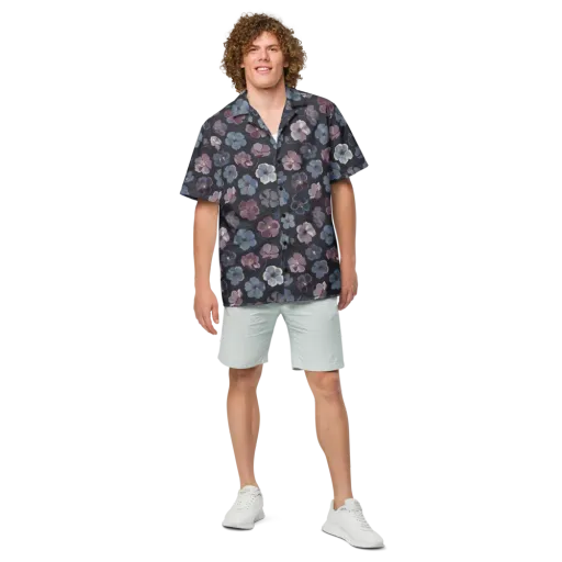 Dusky Florals on a Button Shirt