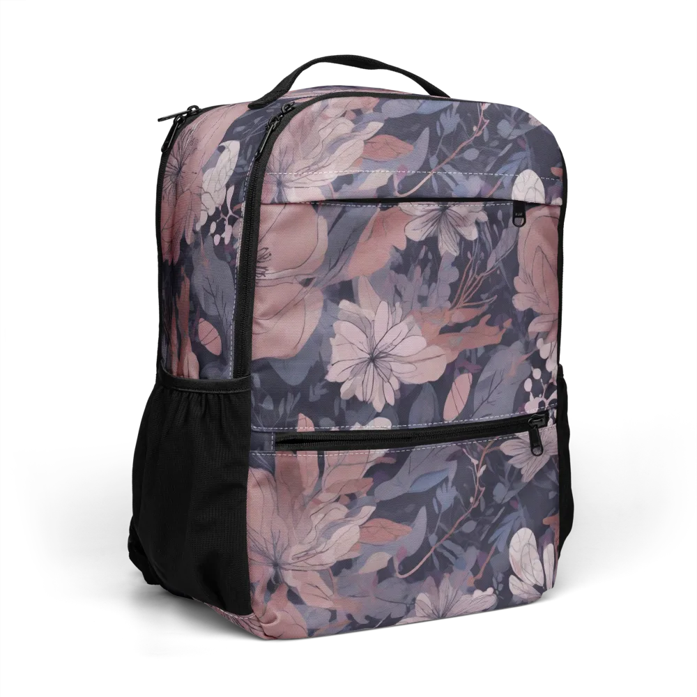 Moonlit Wildflower on Utility Backpack — Right Front