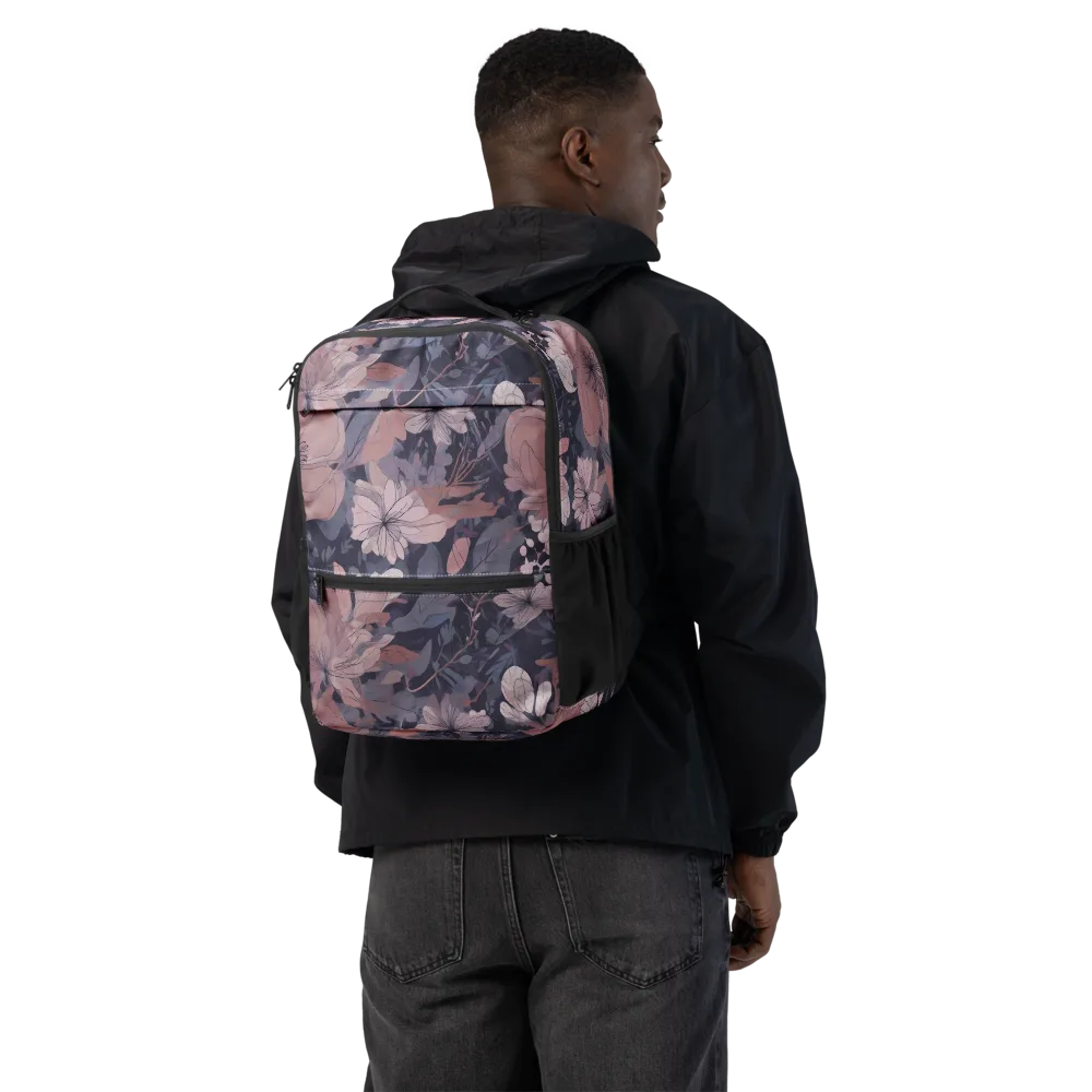 Moonlit Wildflower on Utility Backpack — Back