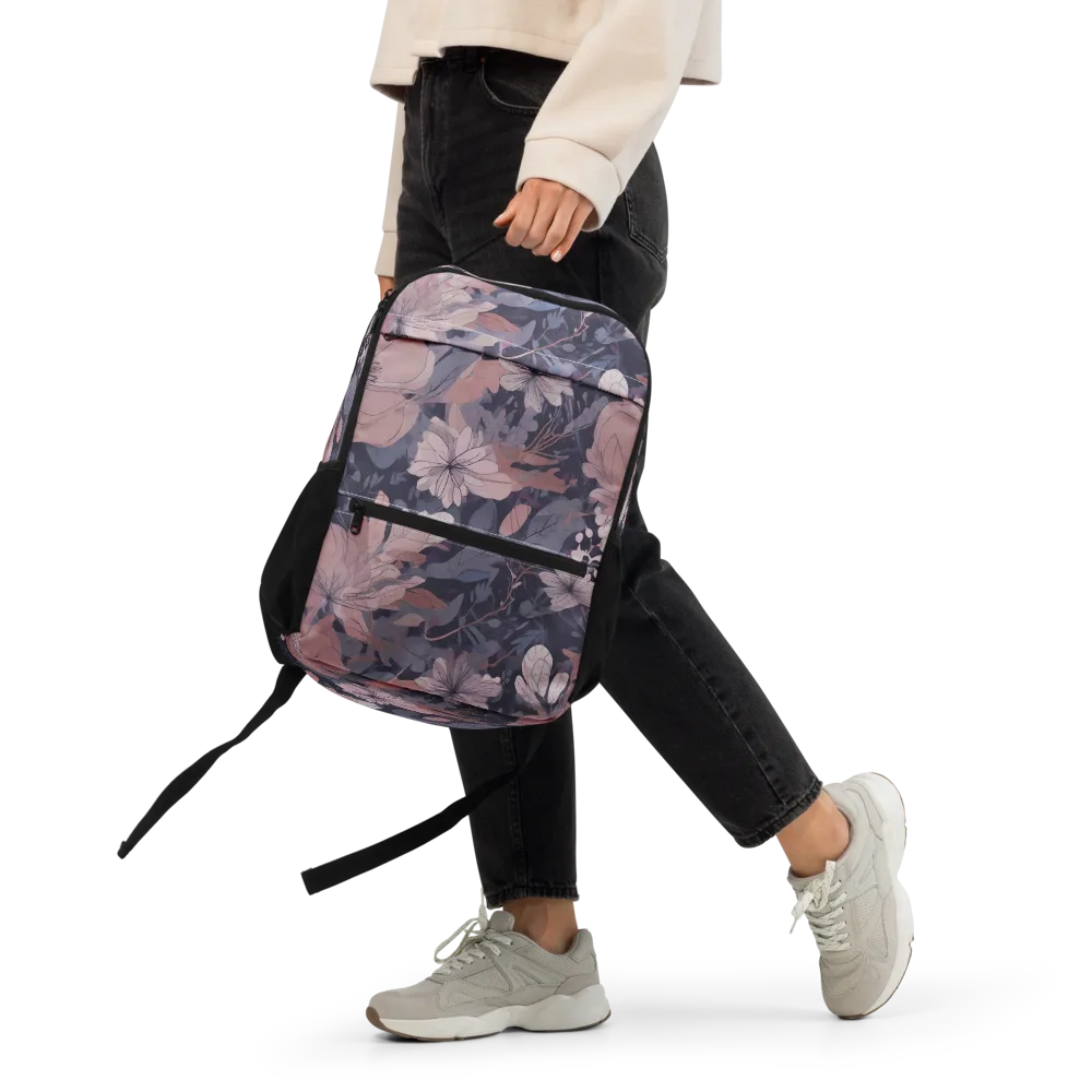 Moonlit Wildflower on Utility Backpack — Front
