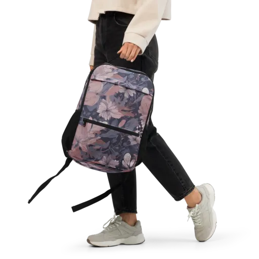 Moonlit Wildflower on a Utility Backpack