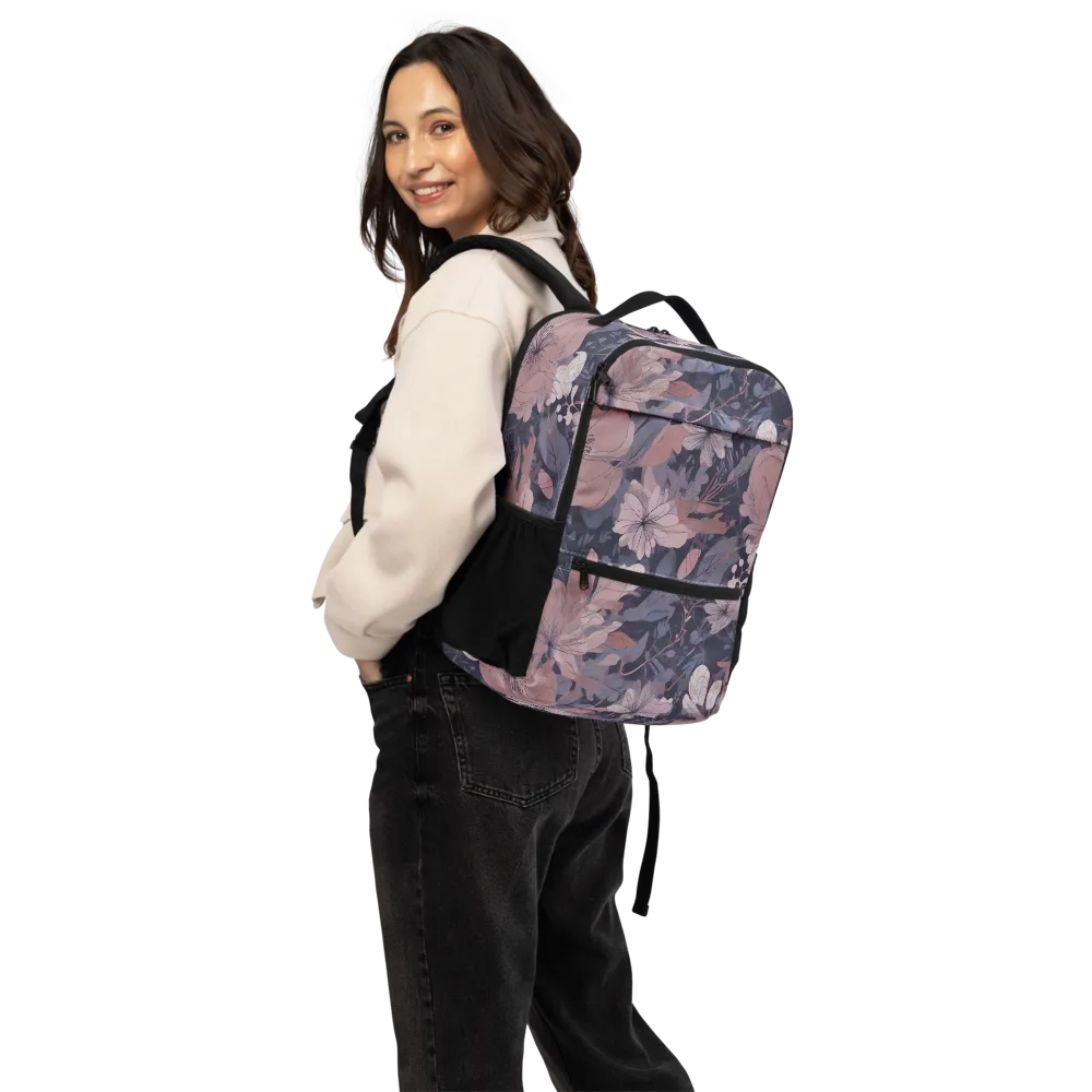 Moonlit Wildflower on Utility Backpack — Back
