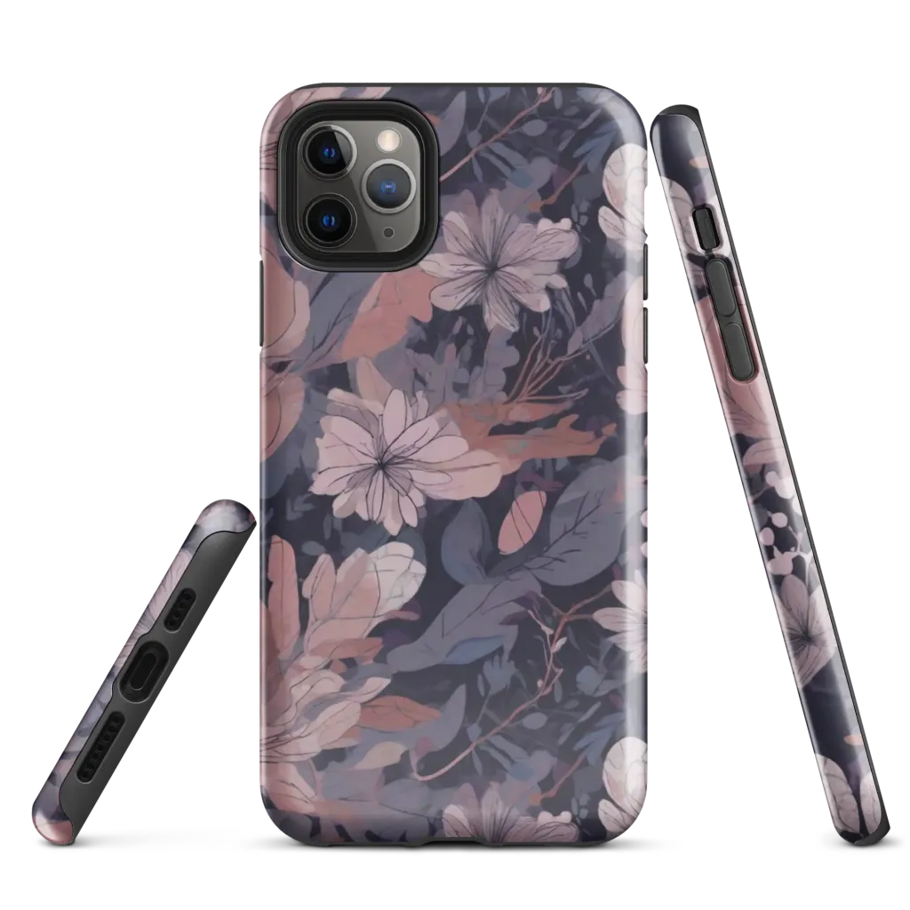 Moonlit Wildflower on Tough Case for iPhone® — Front