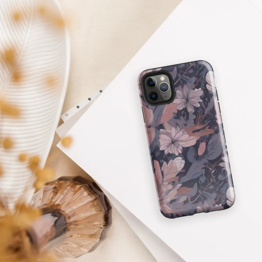 Moonlit Wildflower on Tough Case for iPhone® — Front