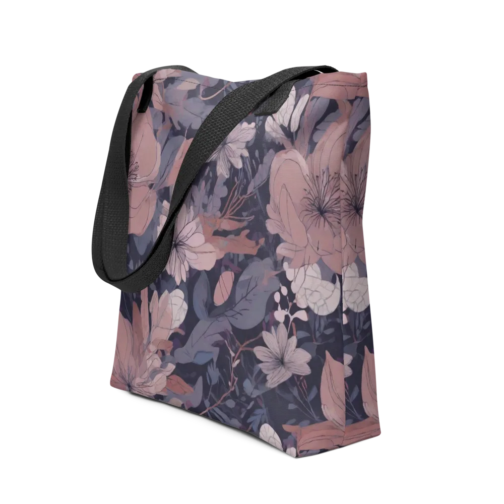 Moonlit Wildflower on Tote Bag — Front