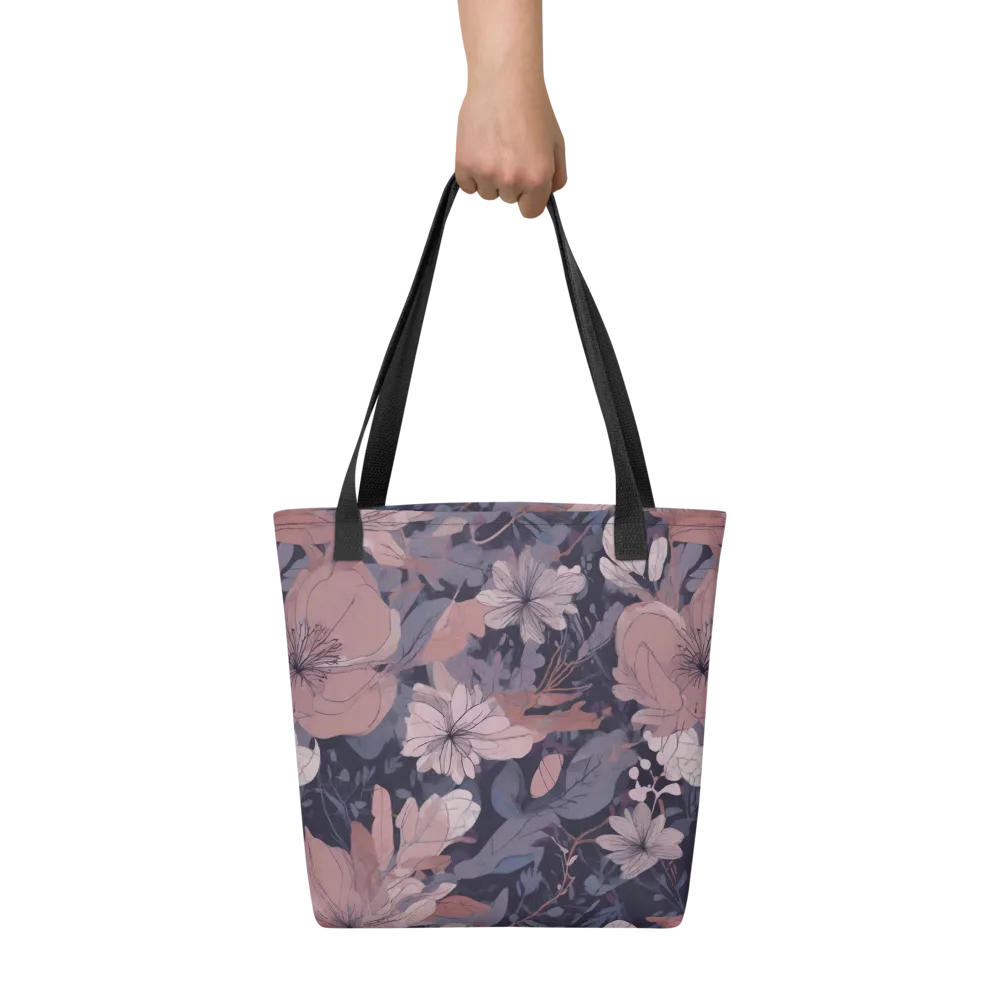 Moonlit Wildflower on Tote Bag — Front