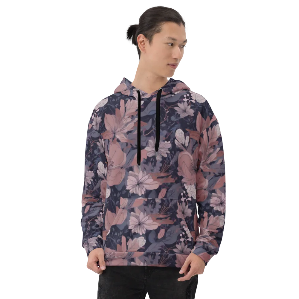 Moonlit Wildflower on Hoodie — Front