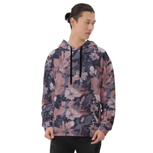 Moonlit Wildflower on a Hoodie