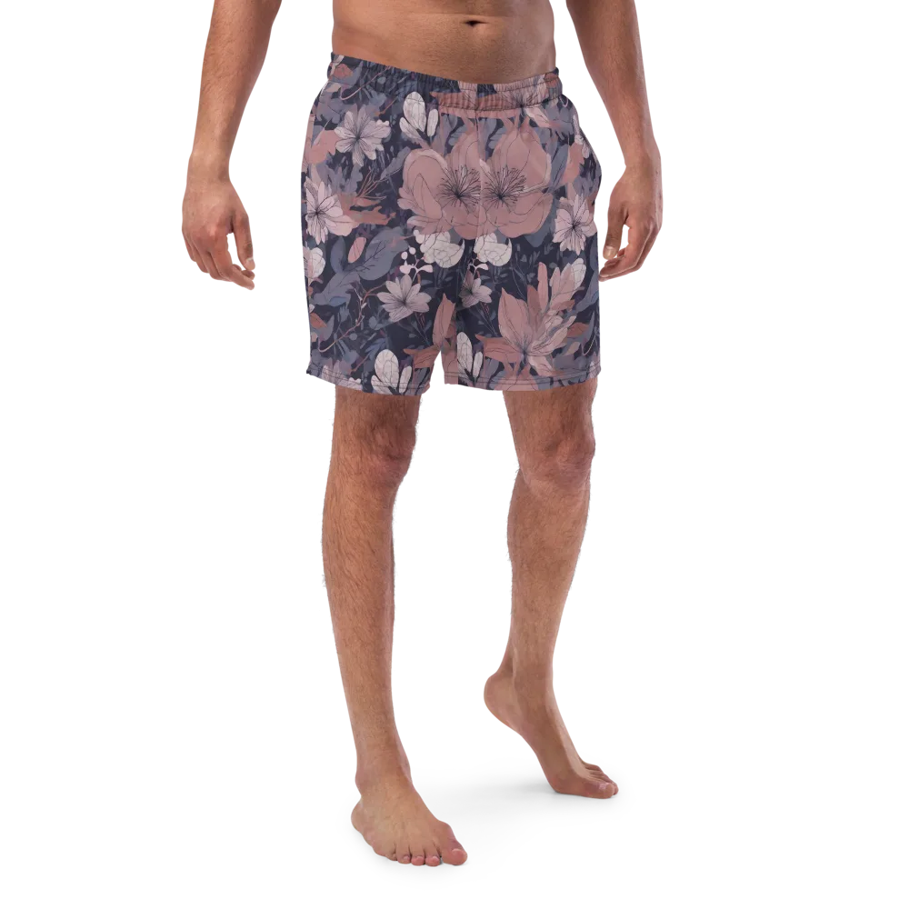 Moonlit Wildflower on Swim Trunks — Front