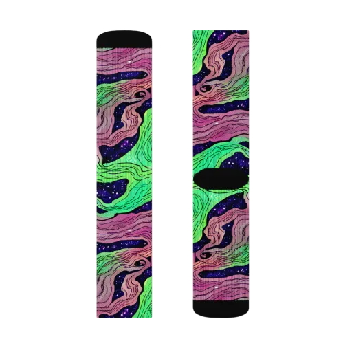 Psychedelic Tides on a Socks