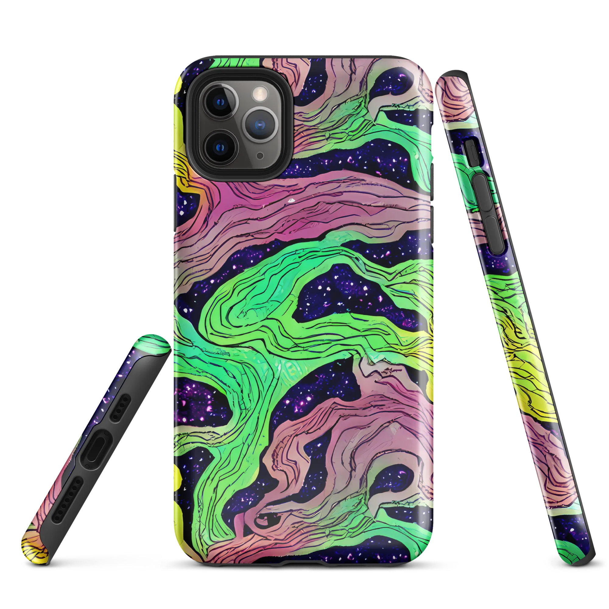 Psychedelic Tides on Tough Case for iPhone® — Front