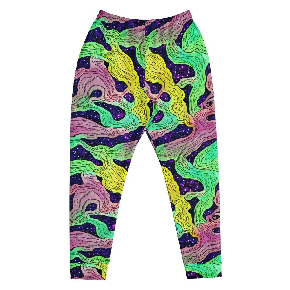 Psychedelic Tides on Men's Joggers — Front