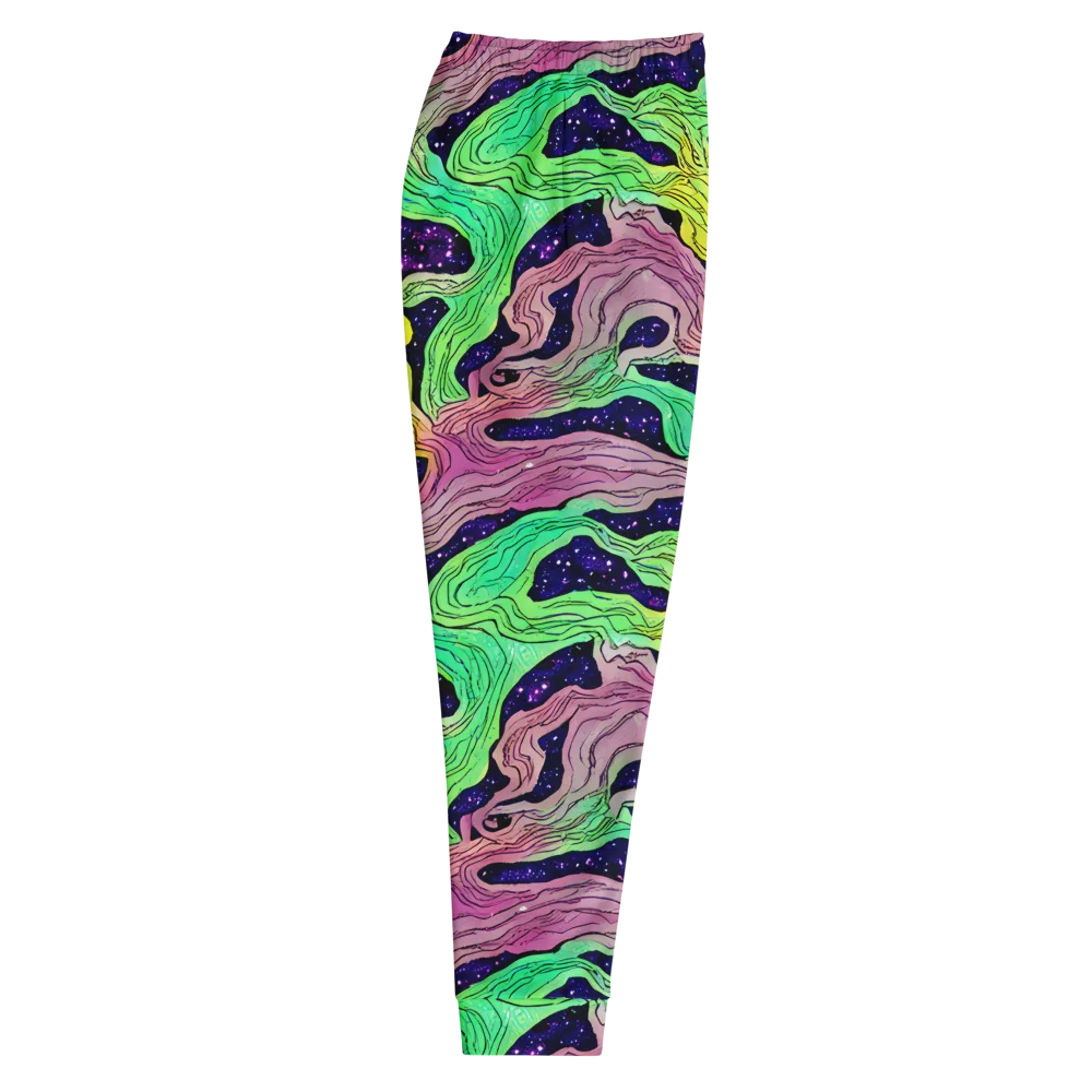 Psychedelic Tides on Men's Joggers — Right