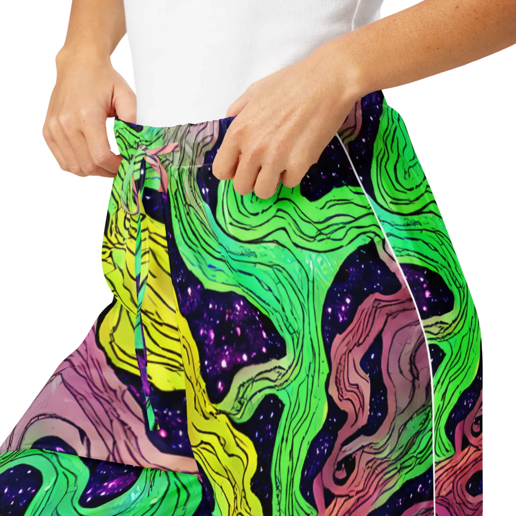 Psychedelic Tides on Women's Pajama Pants — Product details
