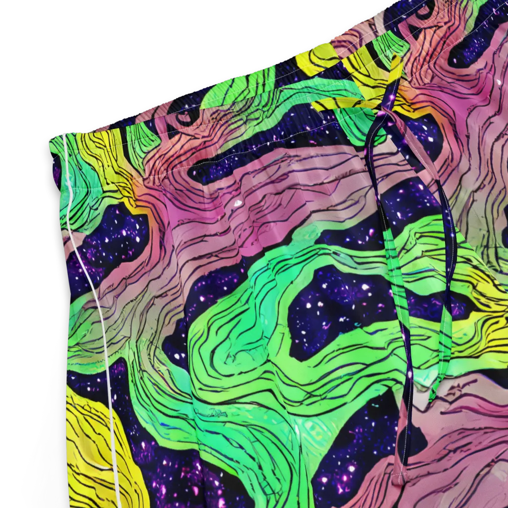 Psychedelic Tides on Women's Pajama Shorts — Product details