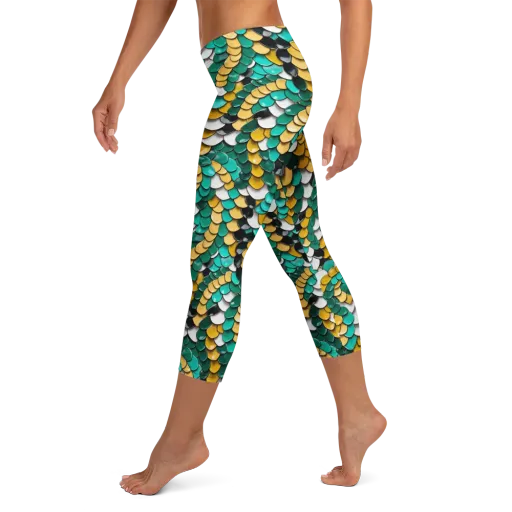 Jewel Scale on a Capri Leggings