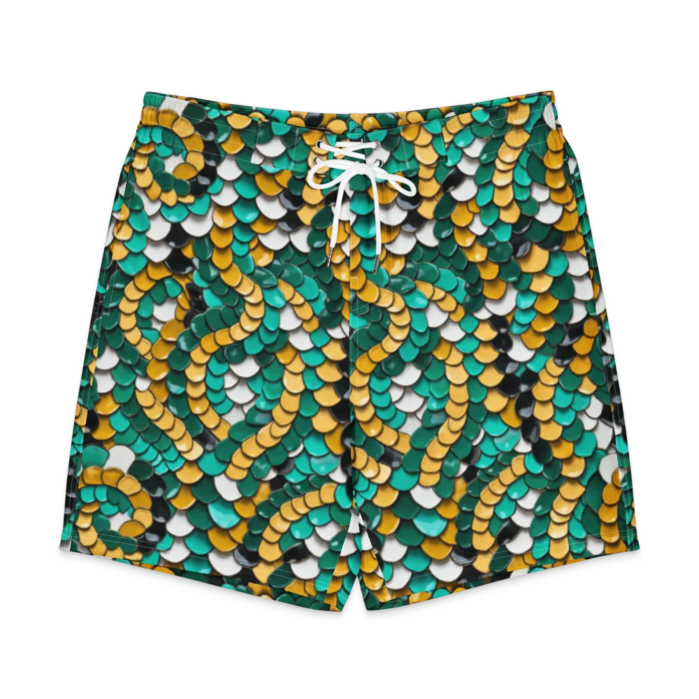 Jewel Scale on Men's Board Shorts — Front