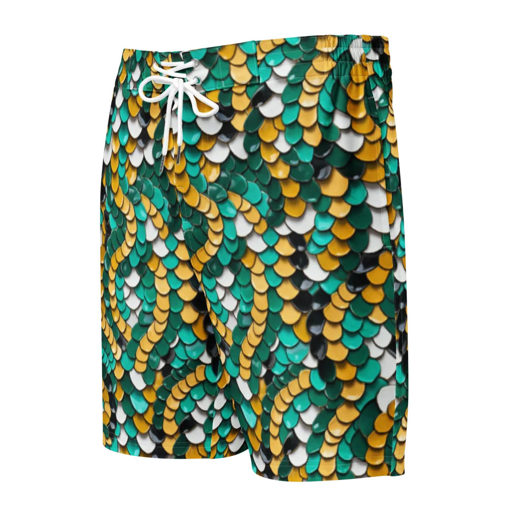 Jewel Scale on Men's Board Shorts — Front