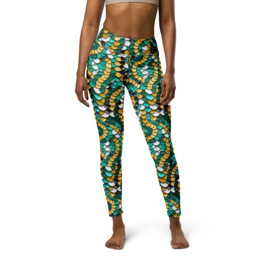 Jewel Scale on a Yoga Leggings
