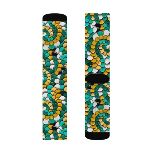 Jewel Scale on a Socks