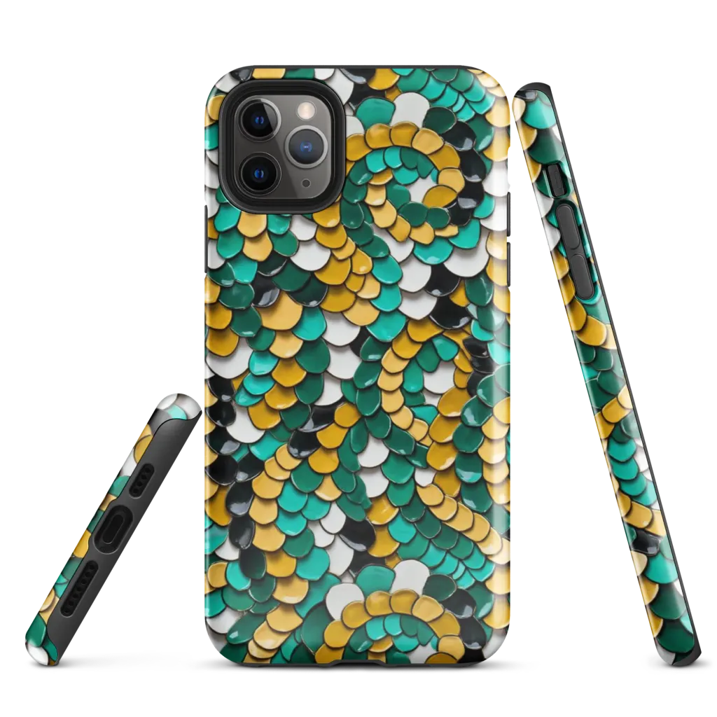 Jewel Scale on Tough Case for iPhone® — Front