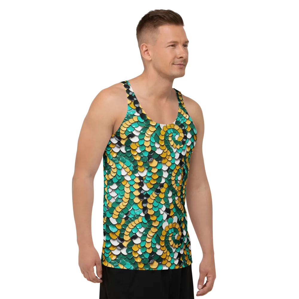 Jewel Scale on Men's Tank Top — Right Front