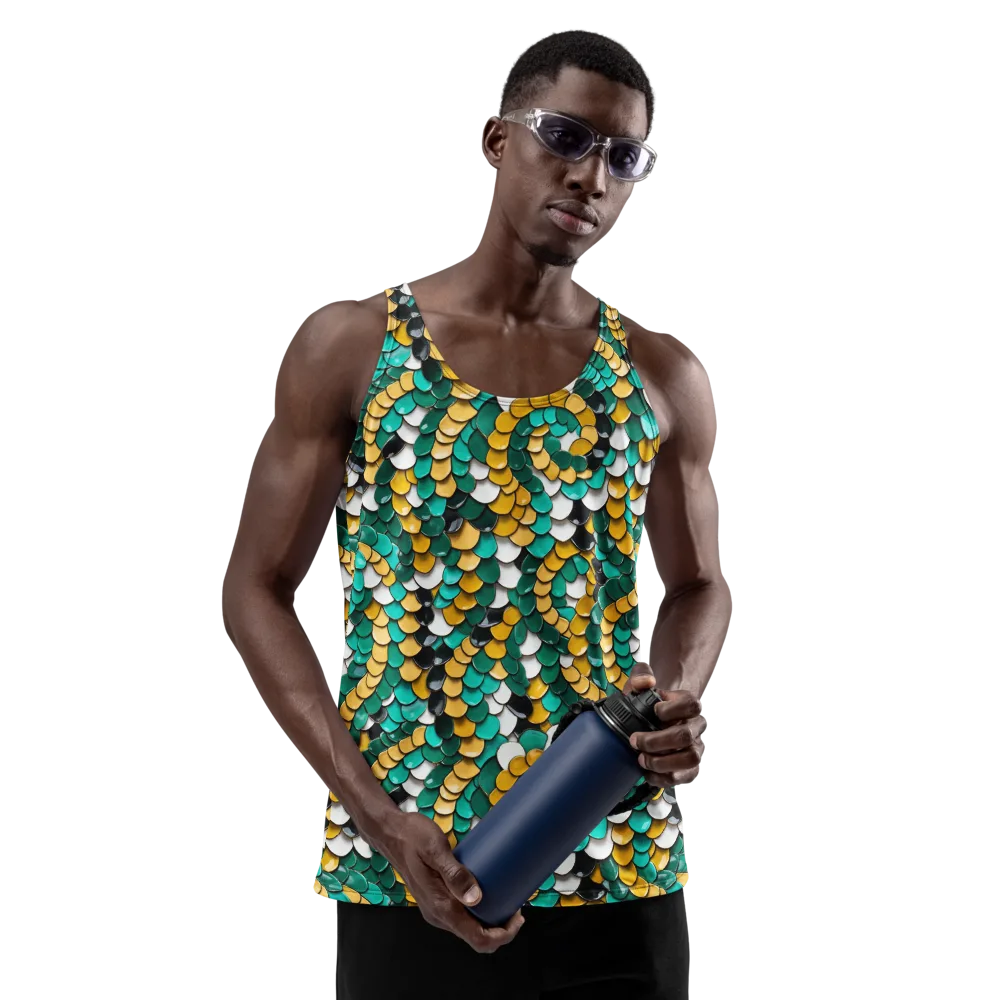 Jewel Scale on Men's Tank Top — Front