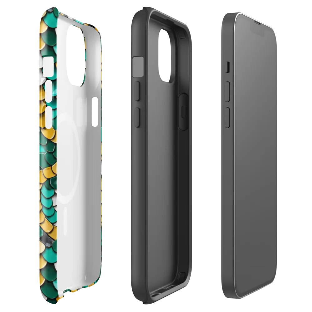 Jewel Scale on MagSafe Tough Case for iPhone® — Front