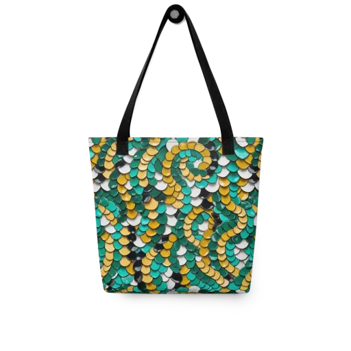 Jewel Scale on a Tote Bag