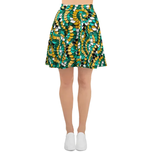 Jewel Scale on a Skater Skirt