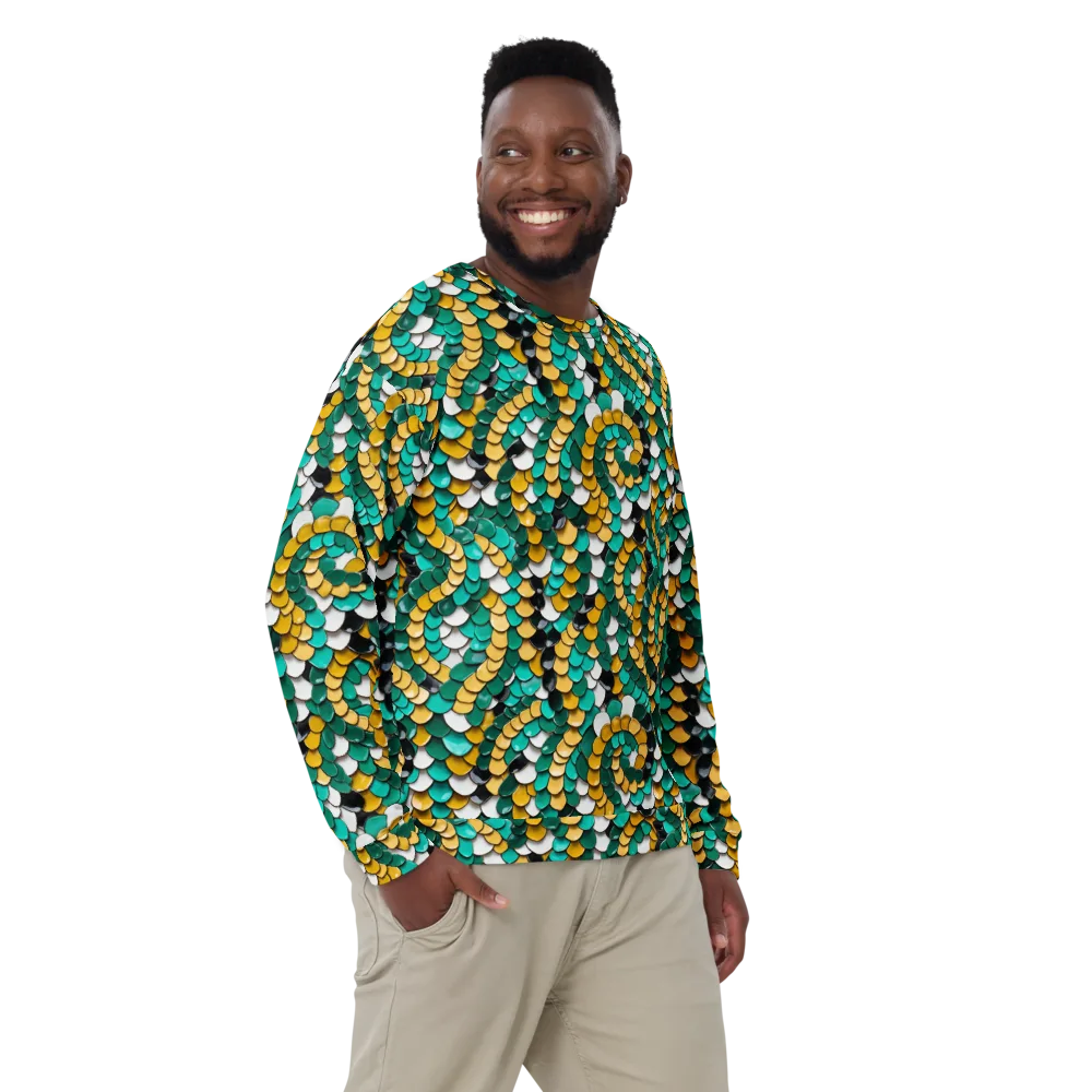 Jewel Scale on Sweatshirt — Front