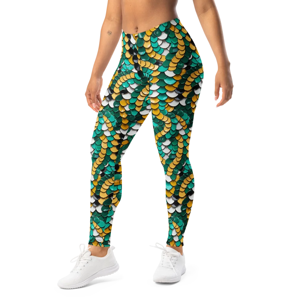 Jewel Scale on Leggings — Left Front